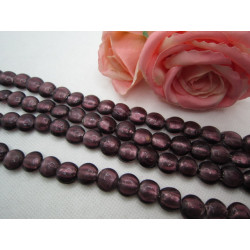 PERLES STYLE MURANO PLAT 12MM Violet