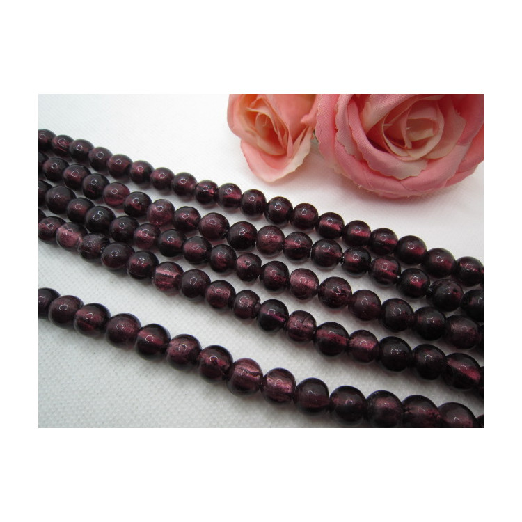 PERLES STYLE MURANO 10MM VIOLET