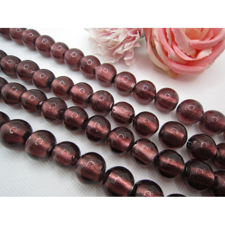 PERLES STYLE MURANO 15MM violet