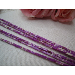 JASPE IMPERIAL RECTANGLE 2x4MM VIOLET