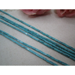 TURQUOISE RECTANGLE 2x4MM