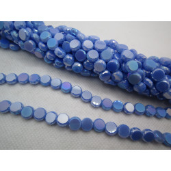 40 Sapphire Bleu Séquoia perles de verre 4 mm TCHÈQUE CRISTAL Perles Best x15 